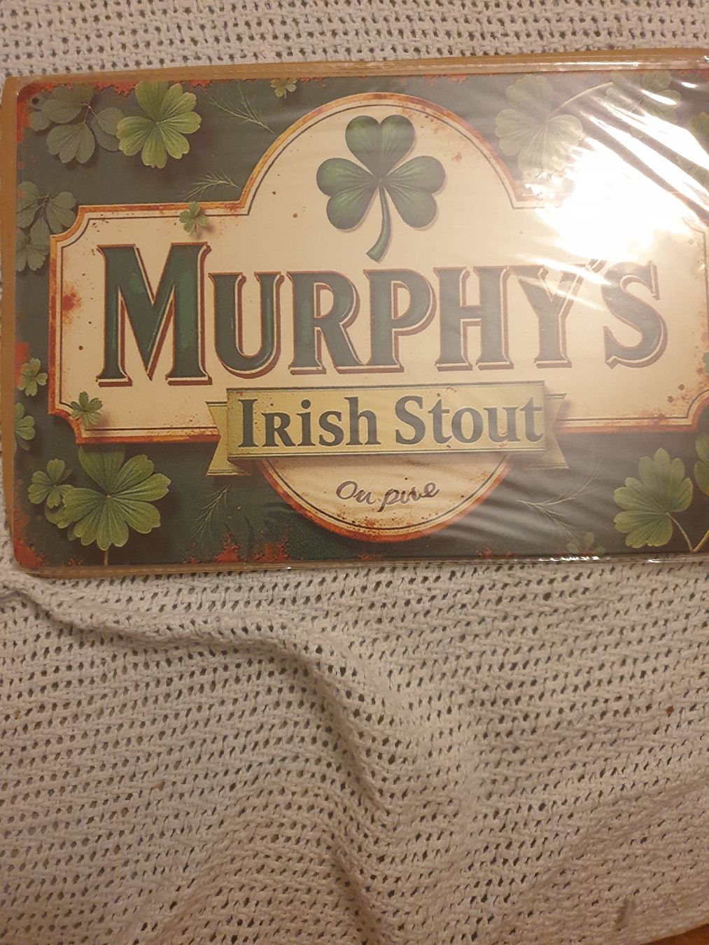 Insegne: Neue Blechschild "Murphy's Irish Stout" OVP, Deko Idee! – Nuovo e nell'imballaggio originale da Olten venduto da Marsmobil