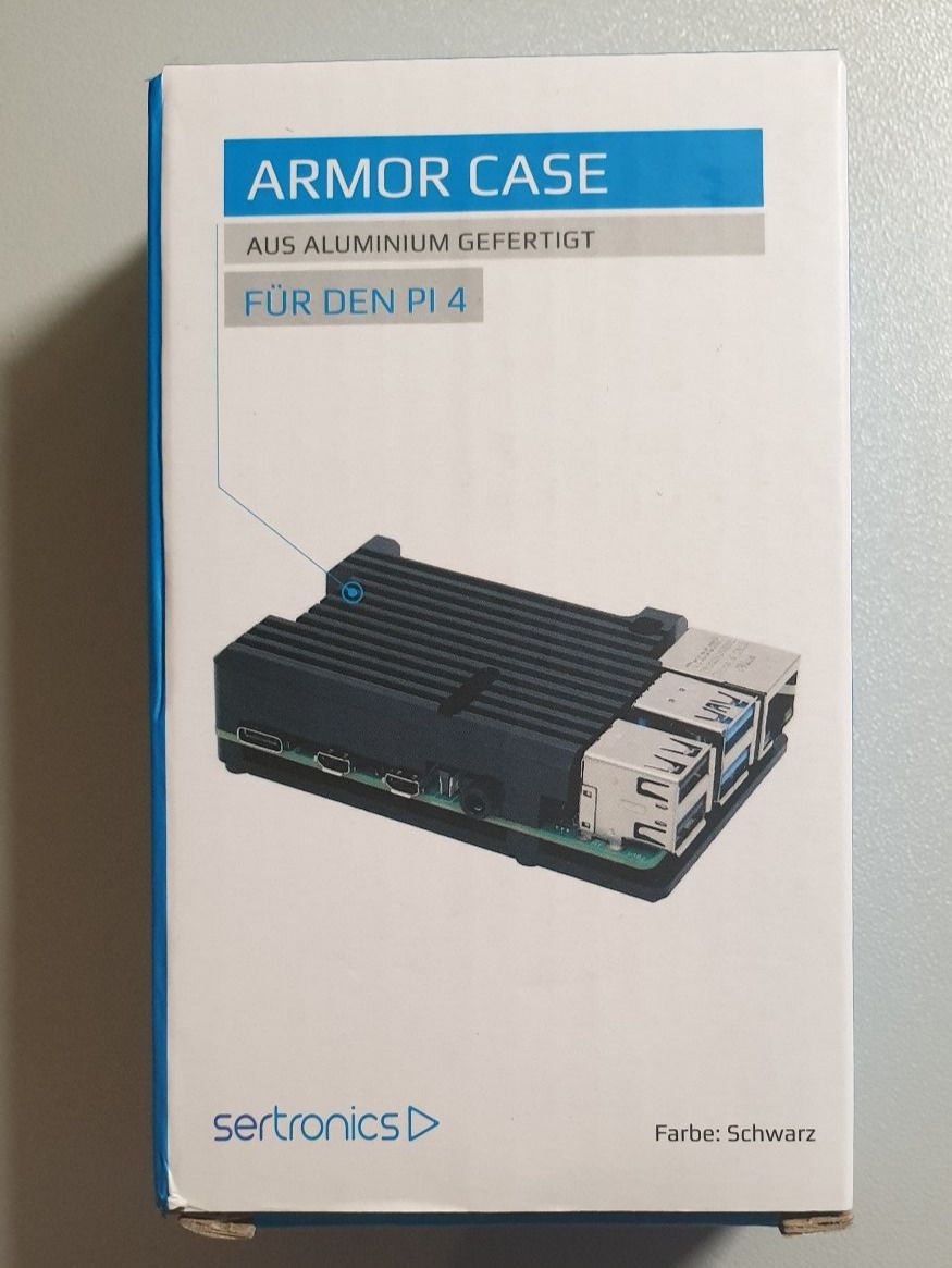 Gehäuse: Raspberry Pi 4 Armor Case Sertronics – Neu und originalverpackt aus Volketswil von jul_hwb8