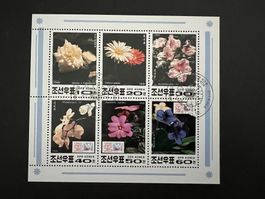 Korea Frösche und Blumen 1991 gestempelt  (C560)
