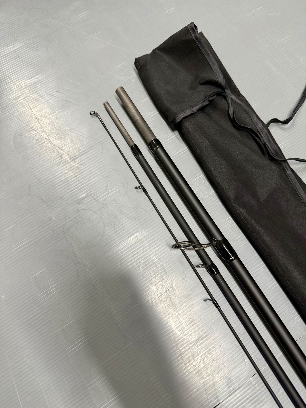 Stucki Thun Canne da pesca: Stucki Thun 3.90m Zapfenrute Combo – Nuovo e nell'imballaggio originale da Trimbach venduto da duri.. 1