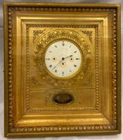 Antikes Biedermeier Rahmenuhr / Sonnenuhr im Jahre 1830/1850