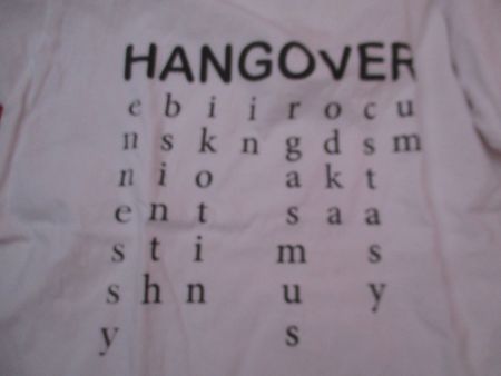 T Shirt Hangover