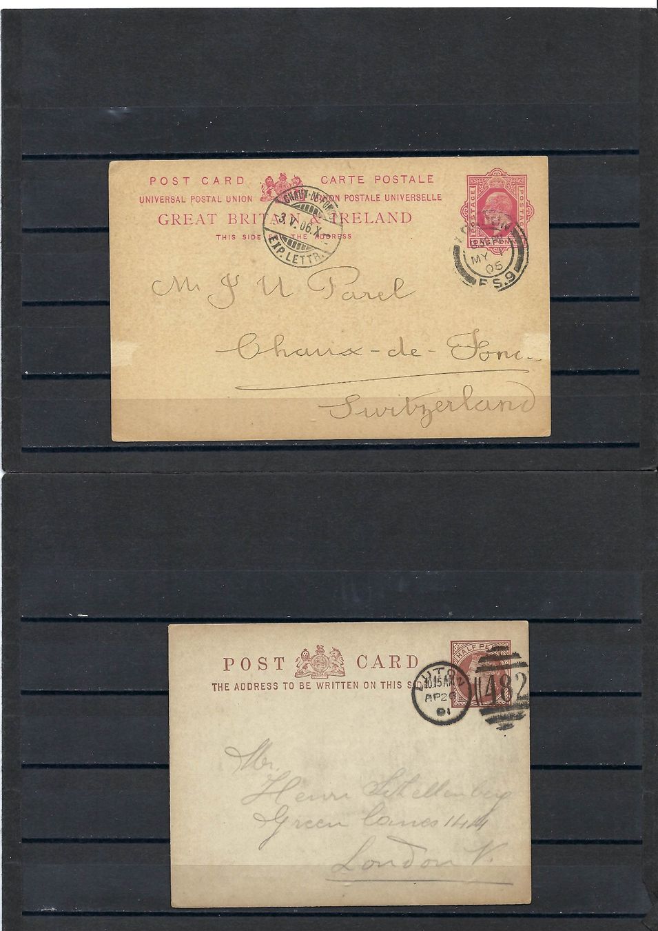 Tous les timbres: 2 schöne Postkarten aus Grossbritannien – D'occasion à Bronschhofen par Imsr