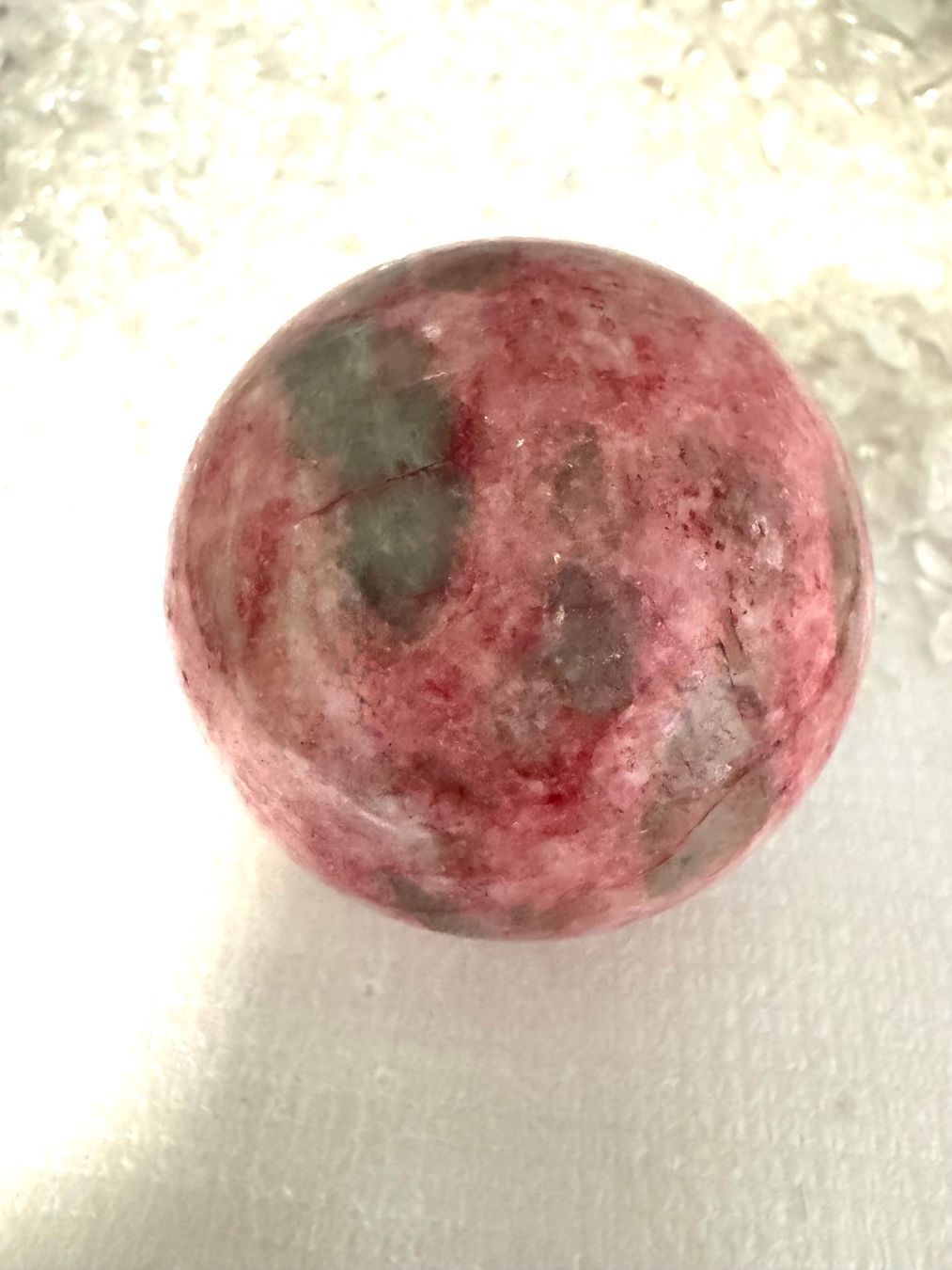 Edelsteine: Kugel Zoisit-rosa – Neu (gemäss Beschreibung) aus Biberist von Steine