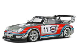 Porsche 911 RWB Bodykit Martini #11 graU 1/18 NEU/OVP
