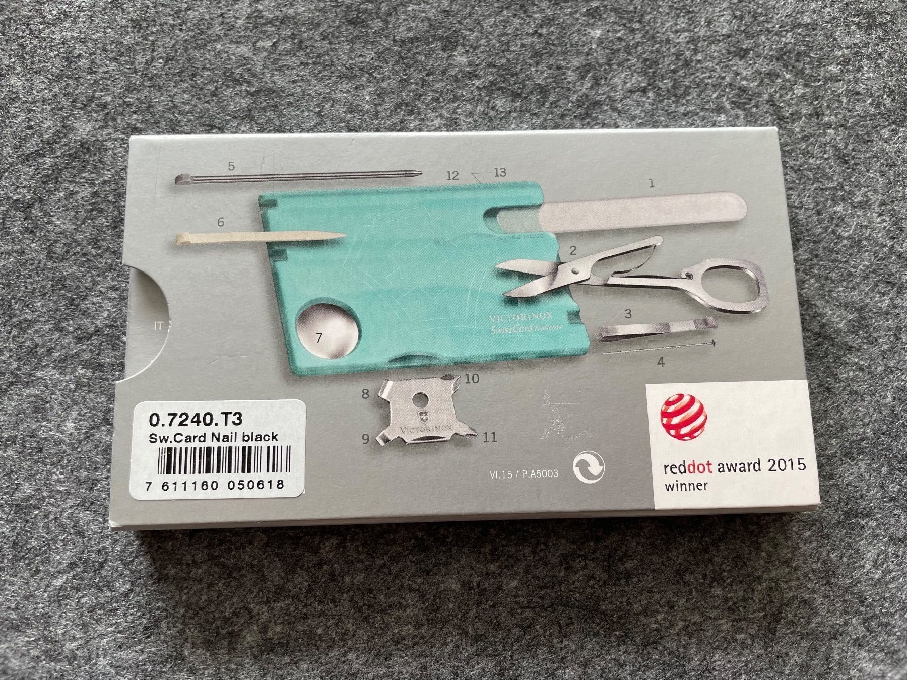 Victorinox Taschenmesser: Victorinox Nailcare schwarz – Neu (gemäss Beschreibung) aus Rümlang von euqinom16 2