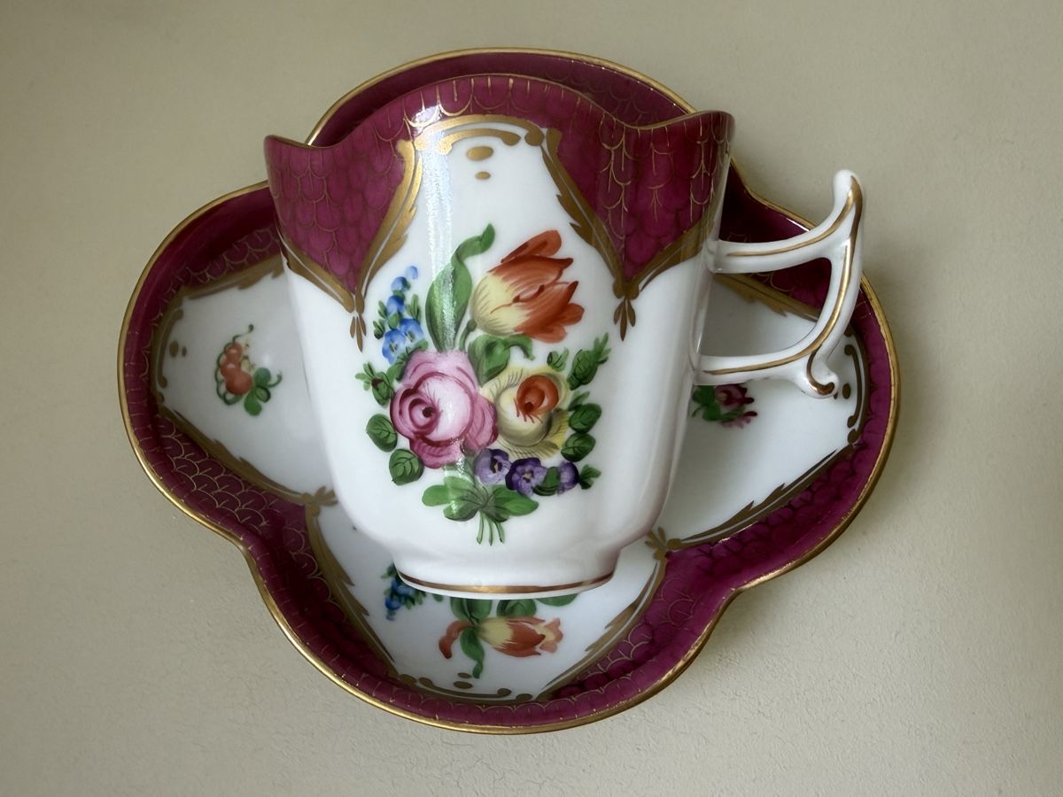 Herend Tazze: Seltene Herend Hadik Kaffeetasse 4198  – Nuovo (secondo la descrizione) da Basel venduto da mar_tsl9
