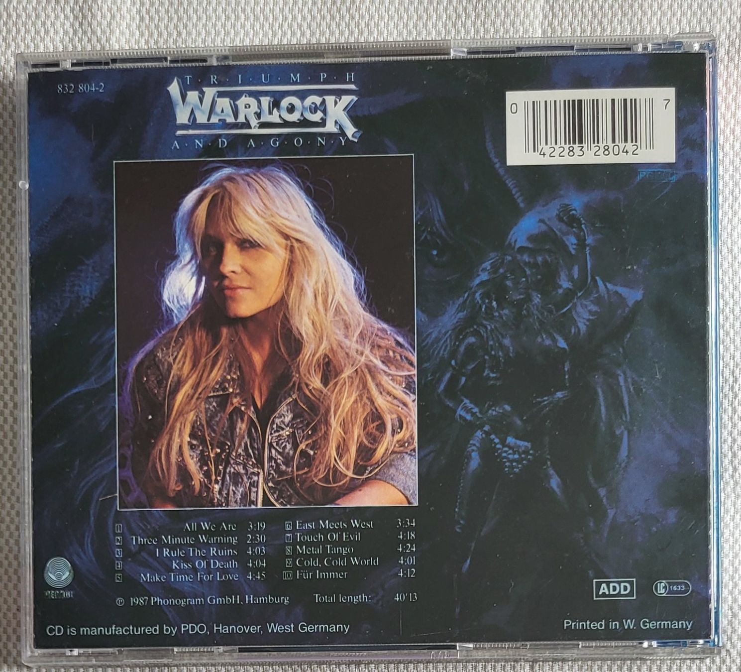 CD: Warlock - Triumph and agony – Usato da Villars-sur-glane venduto da Epsilonhike 1