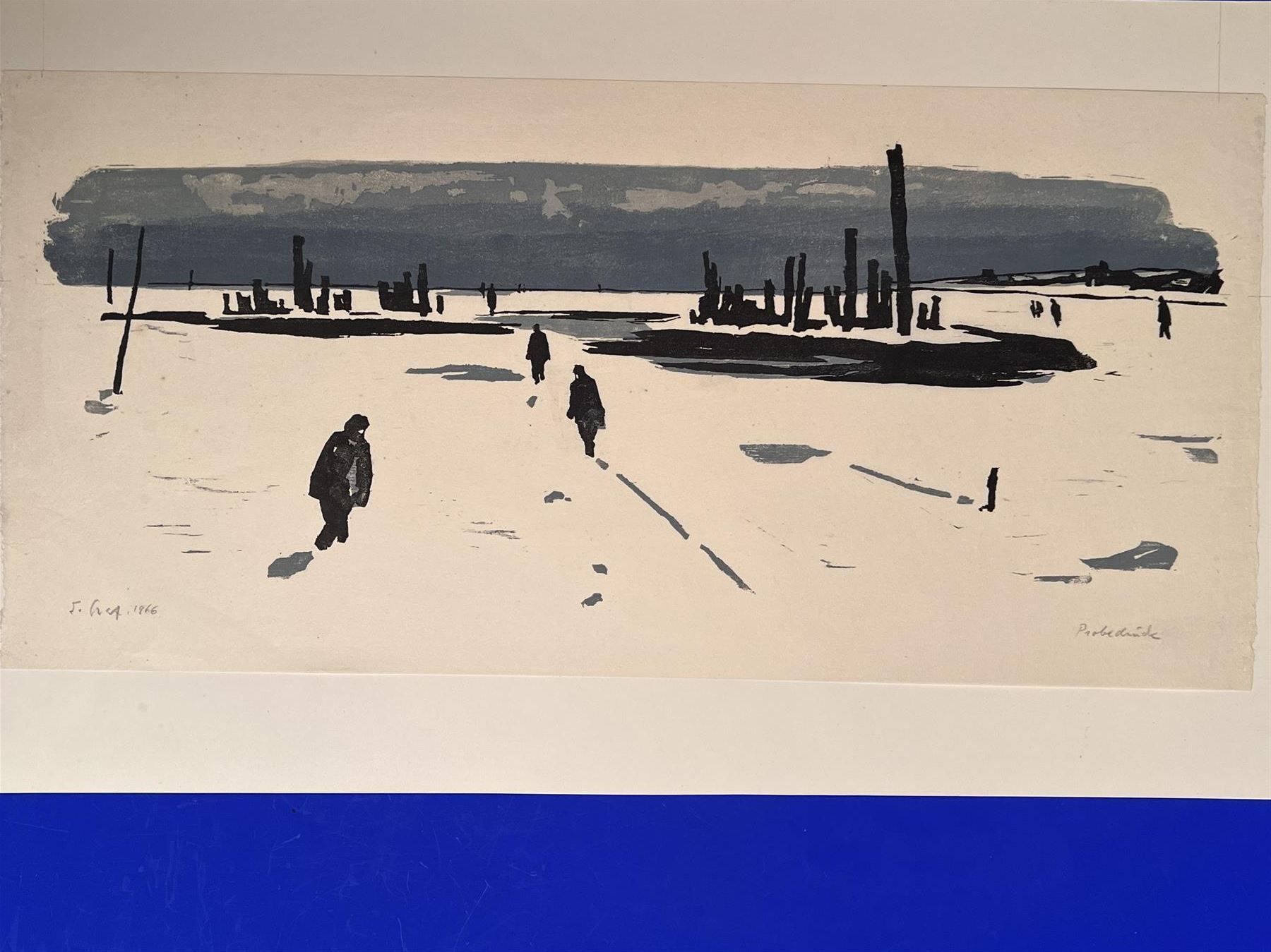 Xilografie: Ernst Graf Original- Holzschnitt 3 – Usato da Adliswil venduto da buch_und_kunst