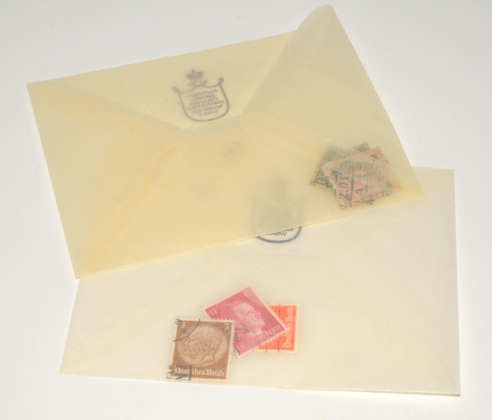 Alle Briefmarken: 3 Briefmarken "deutsches Reich"   2329/143 – Gebraucht aus Bern von Olynon 2