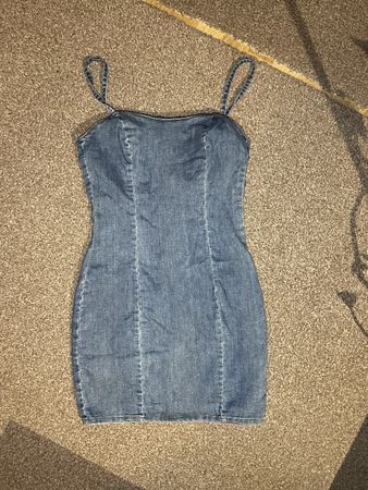 Mini-robe en jean