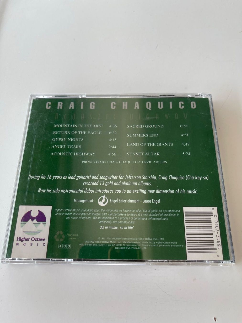 CDs: Craig Chaquico - Acoustic Highway – Gebraucht aus Rüti ZH von alumedien 1
