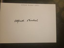 Alfred Bickel - † 1999 - handsigniert - 🇨🇭
