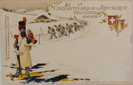 République Neuchâteloise Cinquantenaire  -  1848-1898