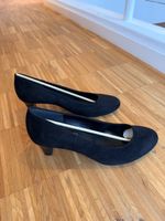 Gabor Pumps, schwarz Microvelour, Gr. 39, neu & originalverp