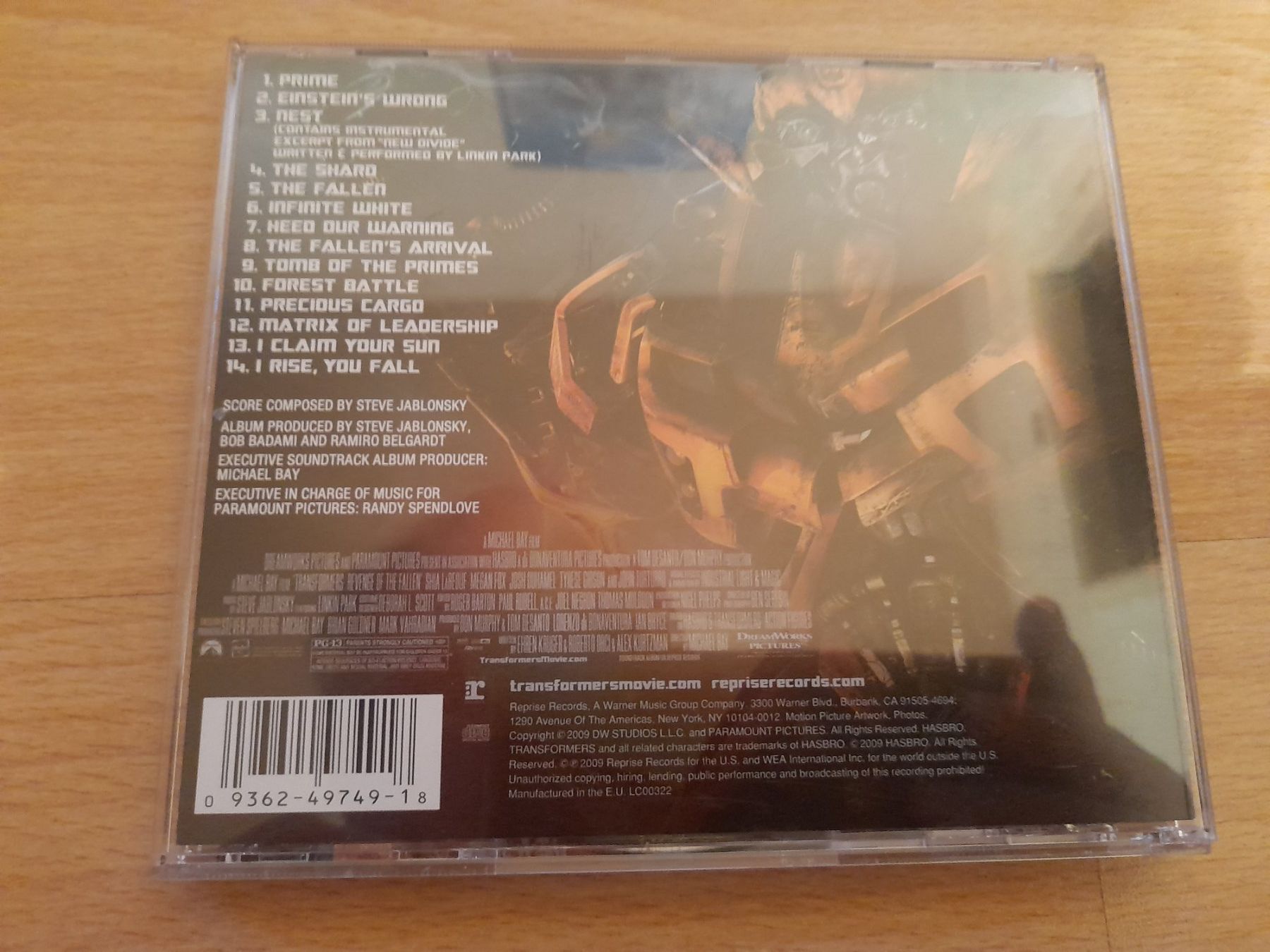 Transformers 2 - Revenge of the Fallen CD Soundtrack 🎵🎶 (Gebraucht) in ...