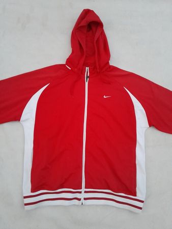 Vintage Nike Track Jacket mit Abnehmbarer Kaputze