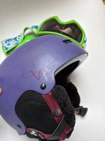 Skihelm und Skibrille