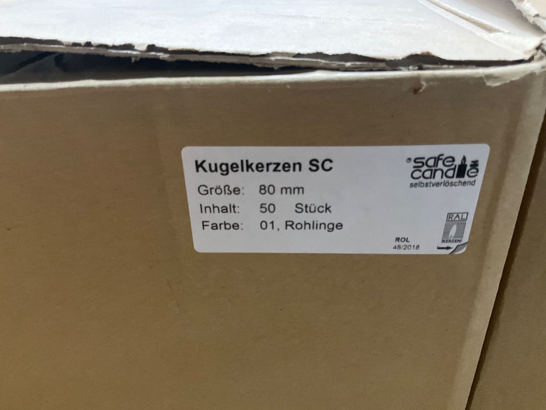 Candele: 826 Posten Kerzen Rohlinge aus Liquidation – Nuovo (secondo la descrizione) da Derendingen venduto da Meisterstuecke 2