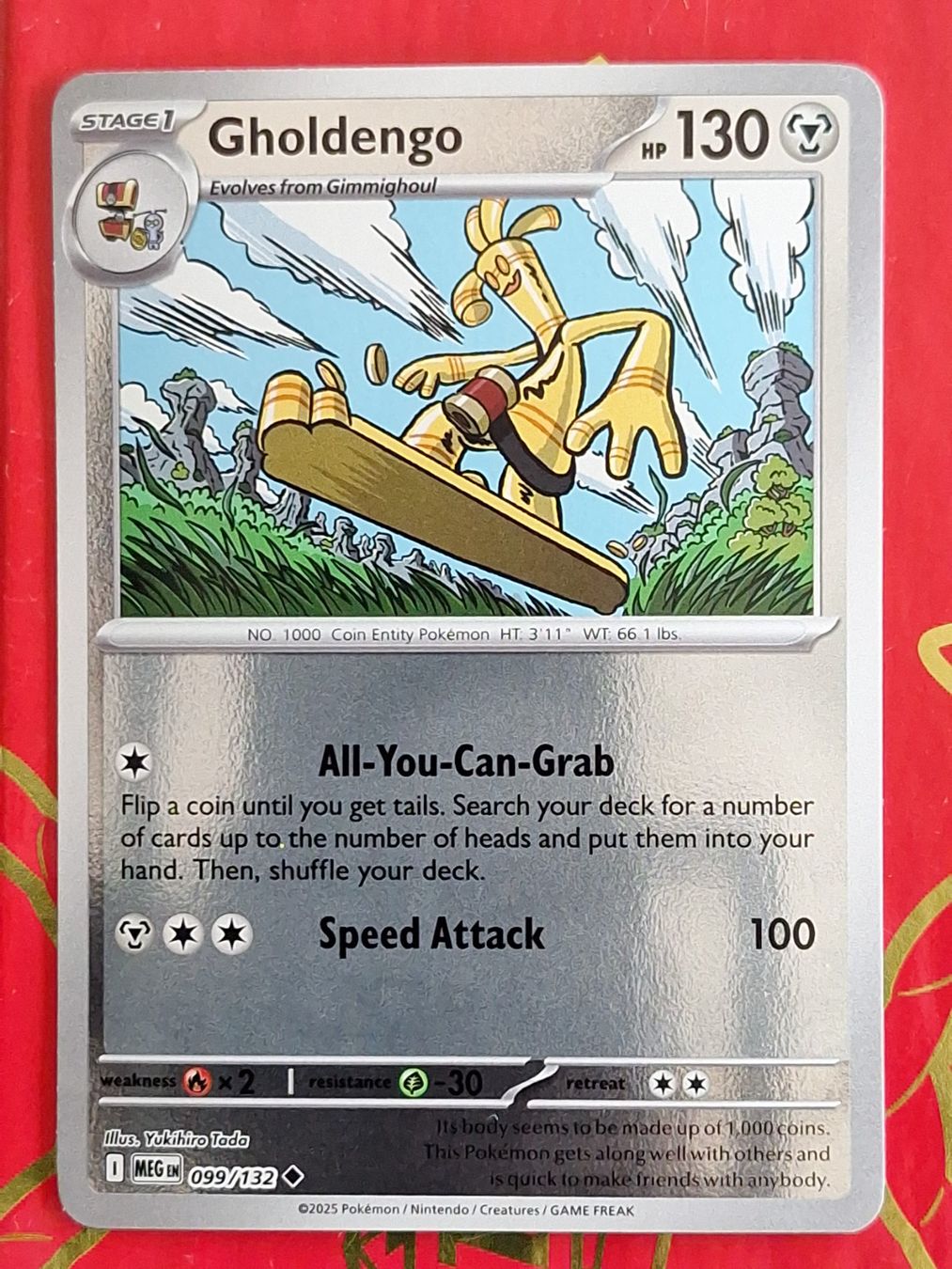 Pokémon Carte collezionabili: Gholdengo - Reverse Holo Pokemon Mega Evolution – Usato da Altstätten SG venduto da GGsGameshop