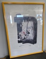 Rolf Knie Clown-Bild Lithografie 1987 Kunst Schweiz