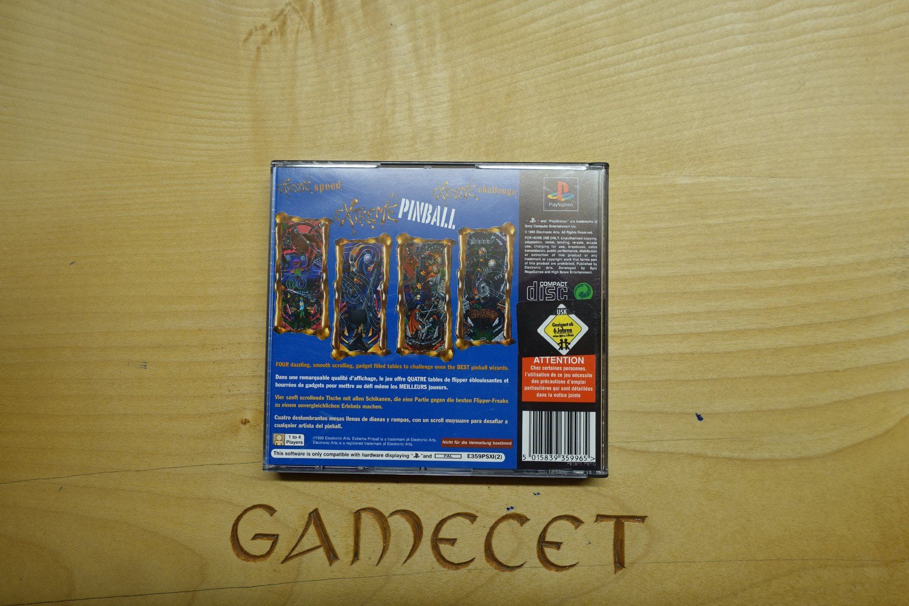 Sony Spiele: Extreme Pinball – Gebraucht aus Steinach von Gamecet 2