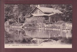 LAUSANNE - Lac et Restaurant de Sauvabelin - 1915