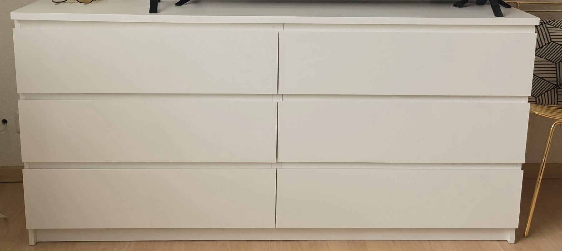 Cassettiere: Malm Kommode weiss 160×78 cm – Nuovo (secondo la descrizione) da Gunzgen venduto da Orkan7