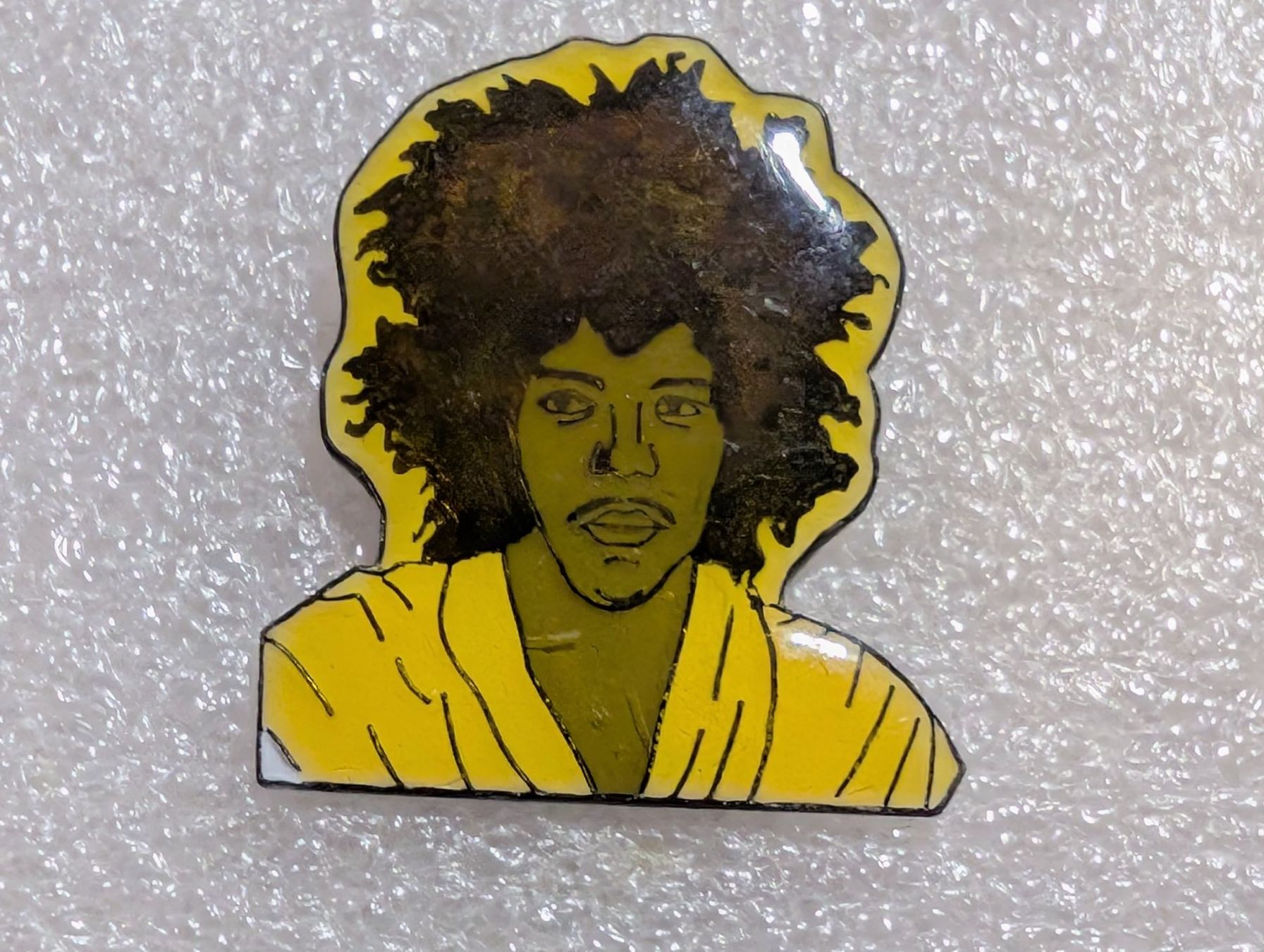 Placchette & Badge: Ansteckpin 296: Jimi Hendrix – Usato da Oppligen venduto da Pin-Fall-Shop