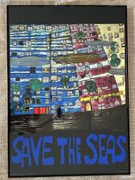 Friedensreich Hundertwasser Bild gerahmt