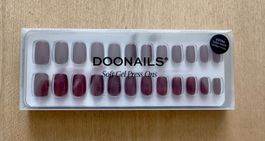 Doonails Soft Gel Press Ons – Short Square - Mauve