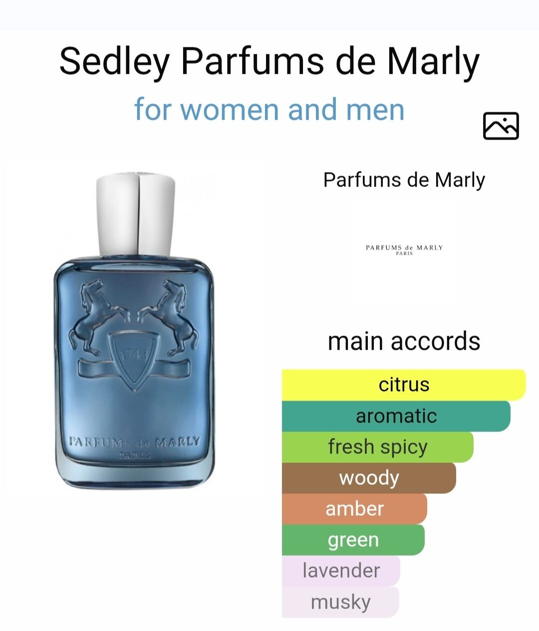 Profumi & Eau de Toilette: De Marly Sedley – Nuovo (secondo la descrizione) da Utzigen venduto da DRAGONY23 2