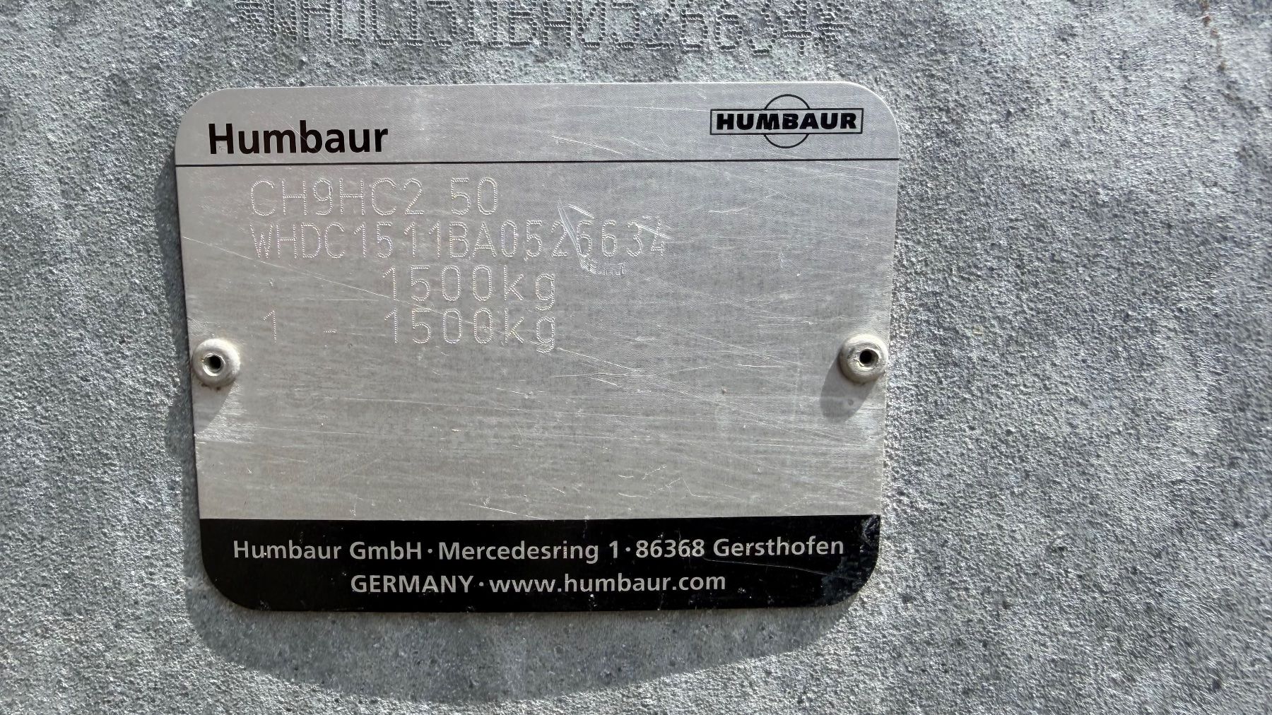 Humbaur Rimorchi: Humbaur HU 13-152314 – Usato da Trüllikon venduto da scherrer8466 1