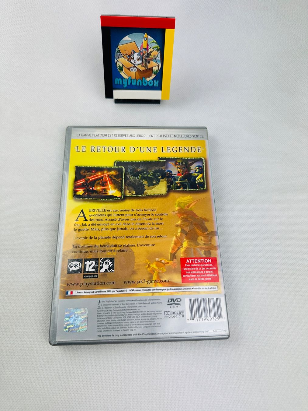 Jeux: PS2 Jak 3 Platinum Multilingual – D'occasion à Kappel SO par MyFunBox 1