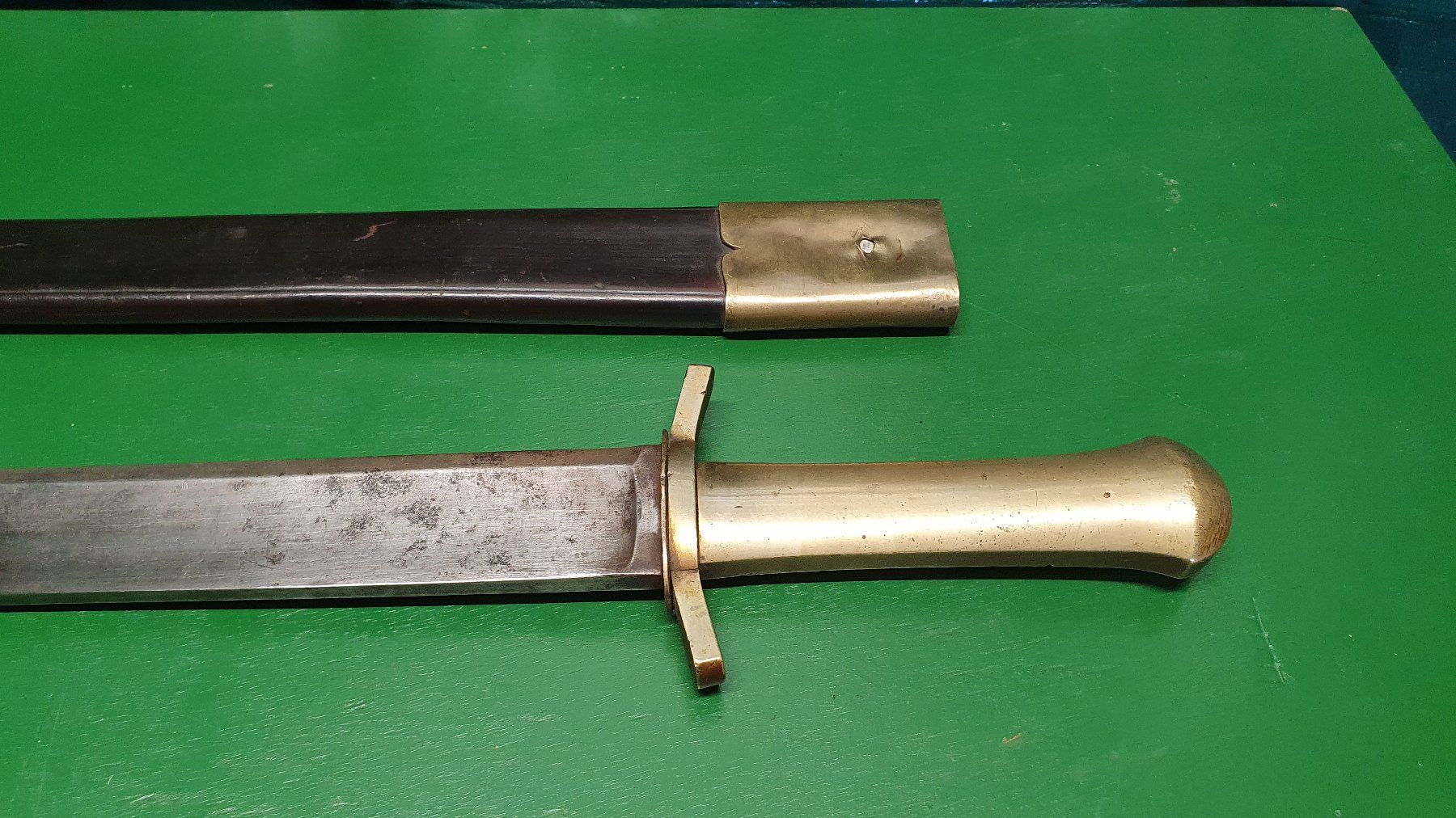 Schweizer Armee Stichwaffen: Weidmesser Mod. 1817 unfertiger Rohling sehr rare Variante – Gebraucht aus Richigen von Media_Universe 2
