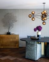 Van Rossum Kops Esstisch, Massiv Holz Eiche Black Pepper