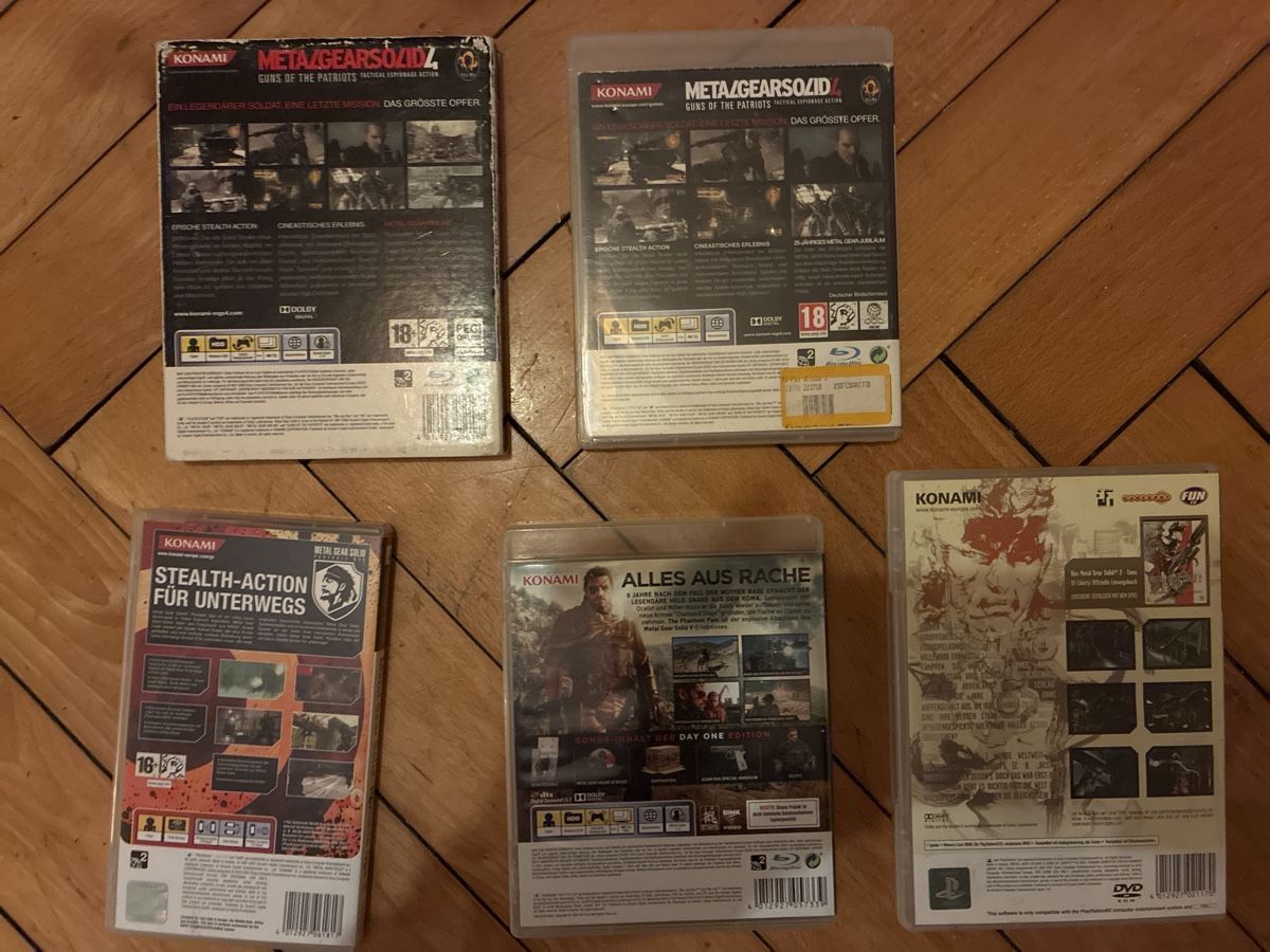 Sony Giochi: Metal Gear Solid Sammlung PS2, PSP & PS3 - Top Zustand! – Usato da Zürich venduto da ani_8jg5 1