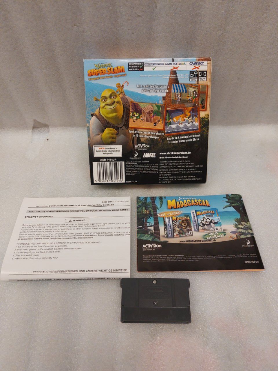 Nintendo Giochi: Shrek SuperSlam - Nintendo Advance – Usato da Pambio Noranco venduto da Pol69 1