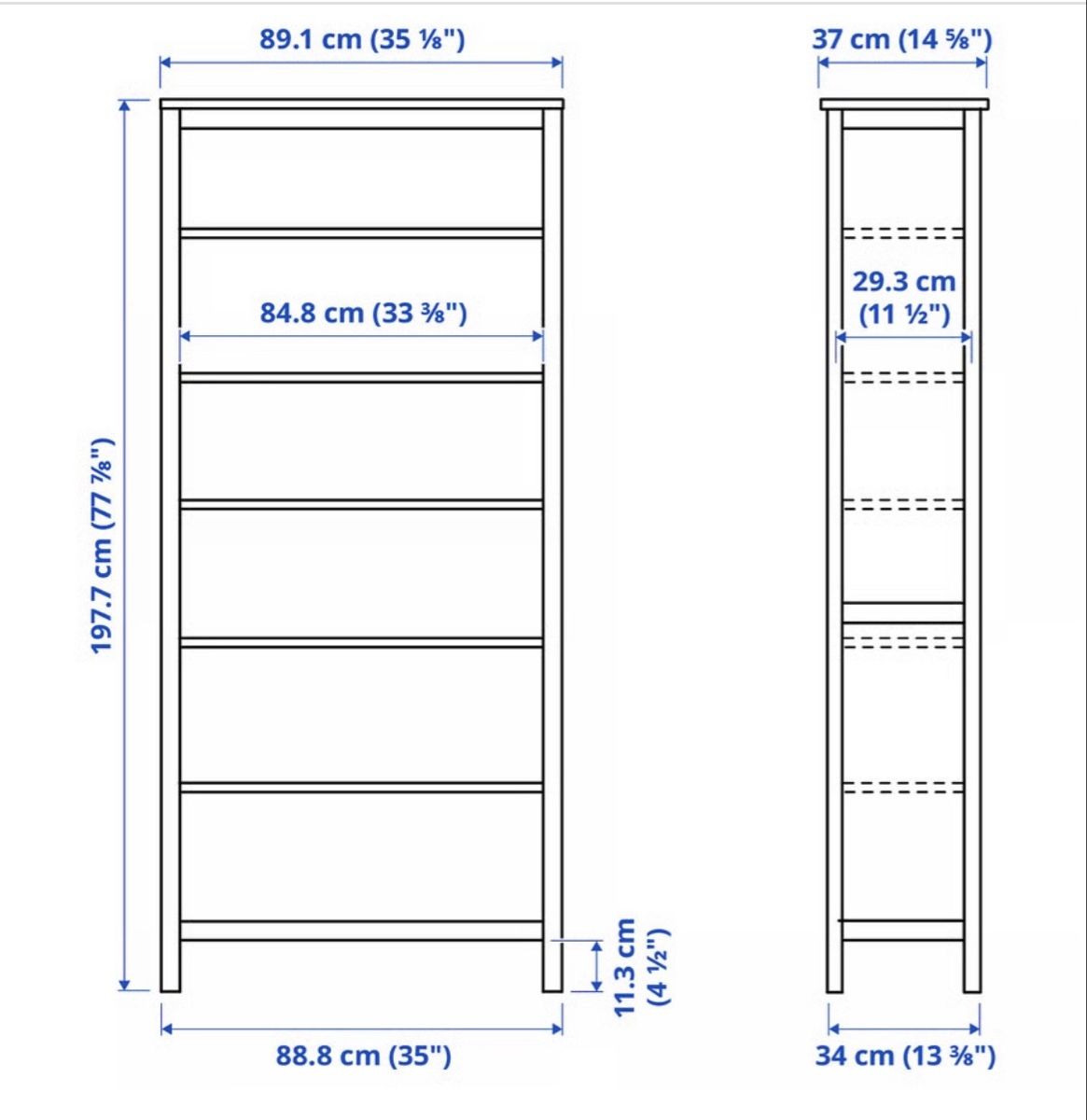 Ikea Scaffali: Ikea Hemnes Regal – Usato da Mettmenstetten venduto da Apoonii 2
