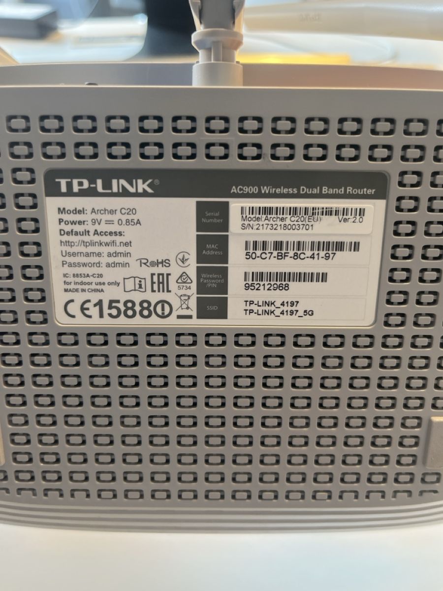 TP-Link Modems & Router: TP-Link Archer C20 WLAN Router – Gebraucht aus Basel von HugChristine 2