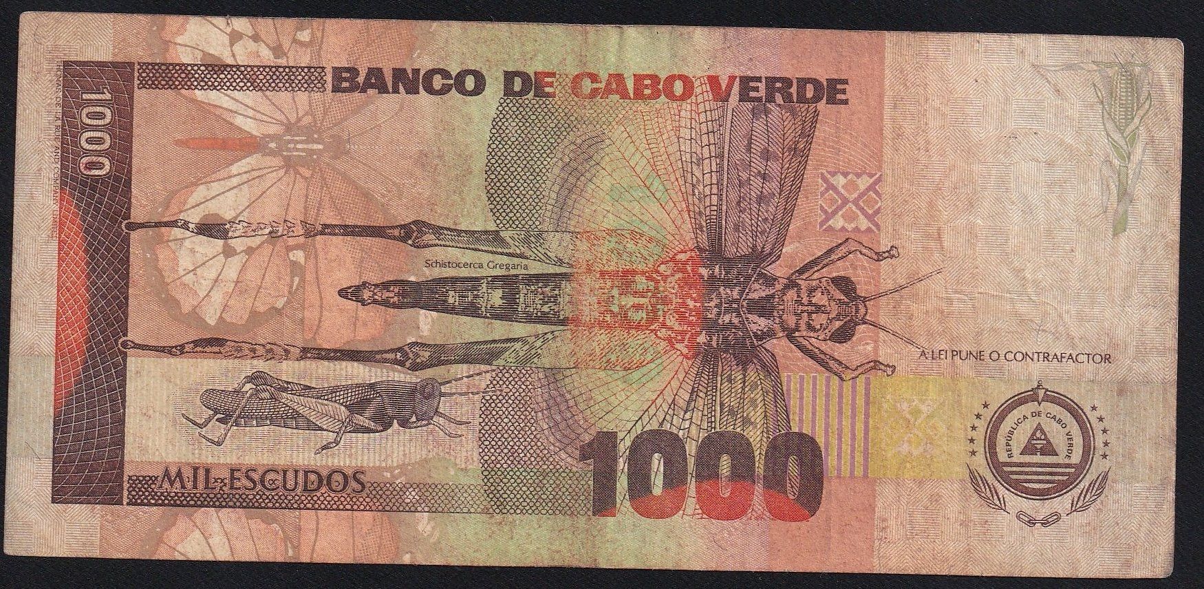 Banconote: Kap Verde 1000 Escudos 1992 – Usato da Brugg AG venduto da banknoten_muesli 1