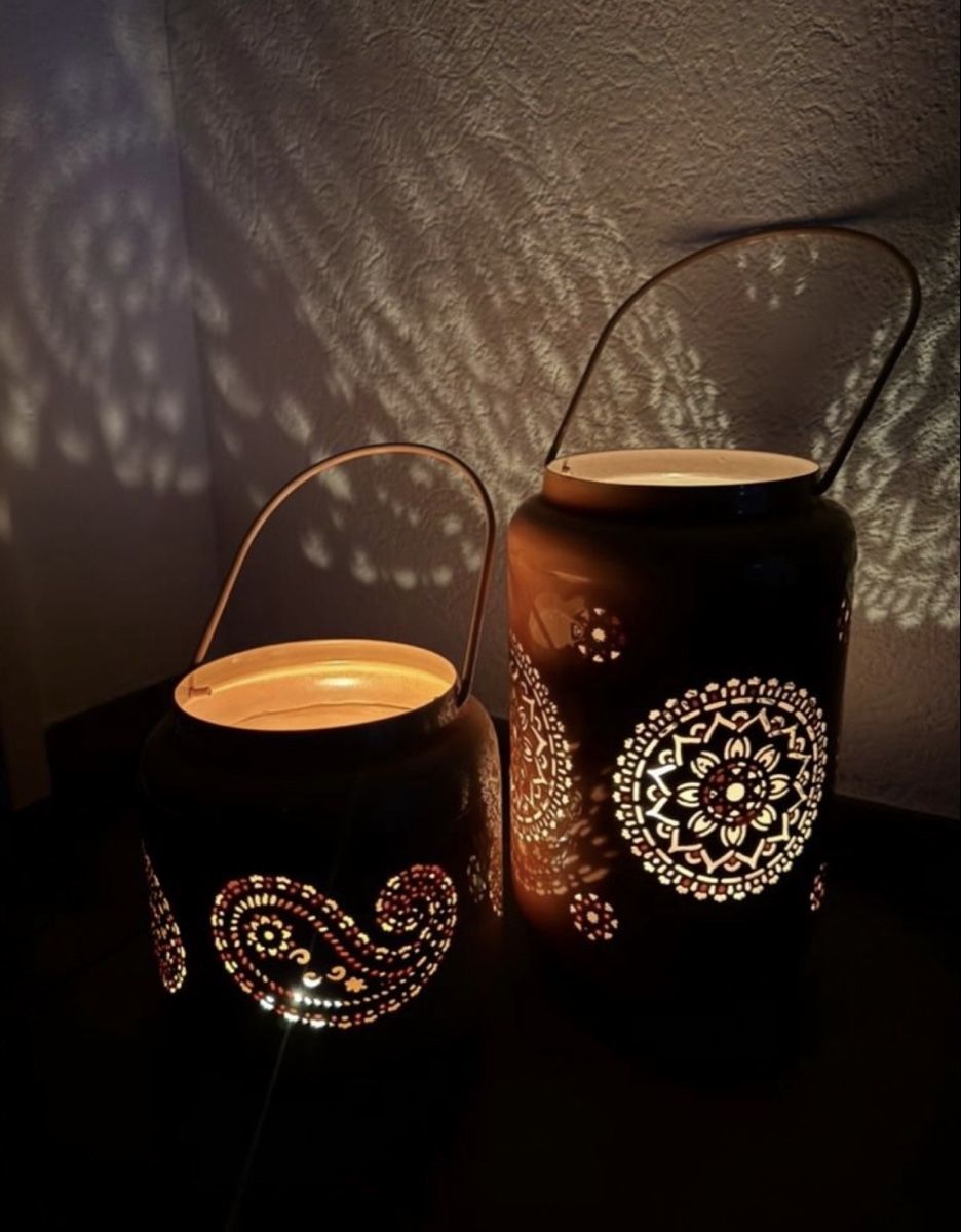 Laternen: 2 dekorative Windlichter / Laternen - orientalischem Muster – Gebraucht aus Menziken von sense83 5