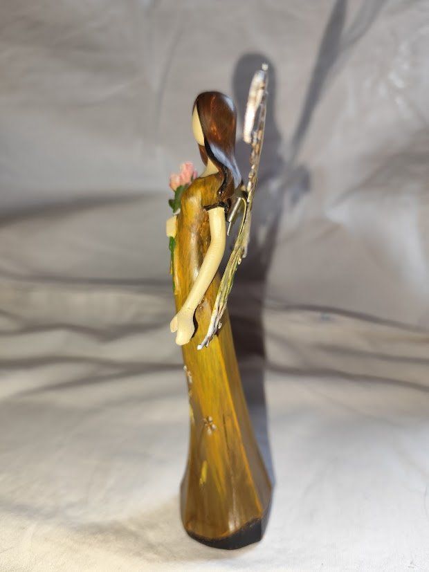 Figuren: Elfe aus Holz Blumenfee Holzelfe – Gebraucht aus Reinach BL von Spider63 3