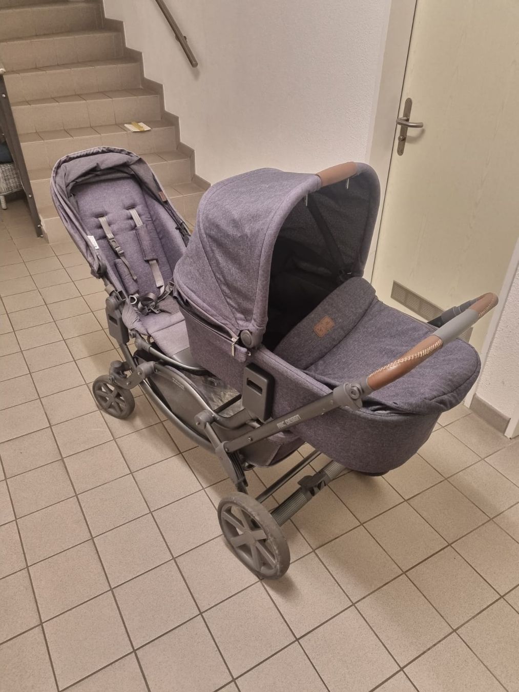ABC Design Carrozzine: ABC Design Zoom Geschwisterwagen – Usato da Nottwil venduto da time17 3