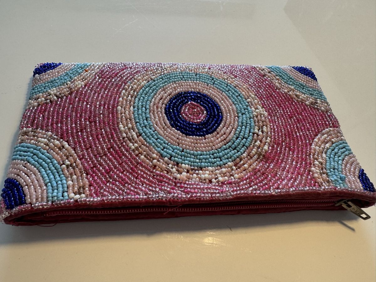 Portamonete: Pouch bestickt 10x20cm  – Usato da Zumikon venduto da calibru 1