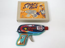 Blech Pistole Space Gun Funkeneffekt Sparkling made in Japan