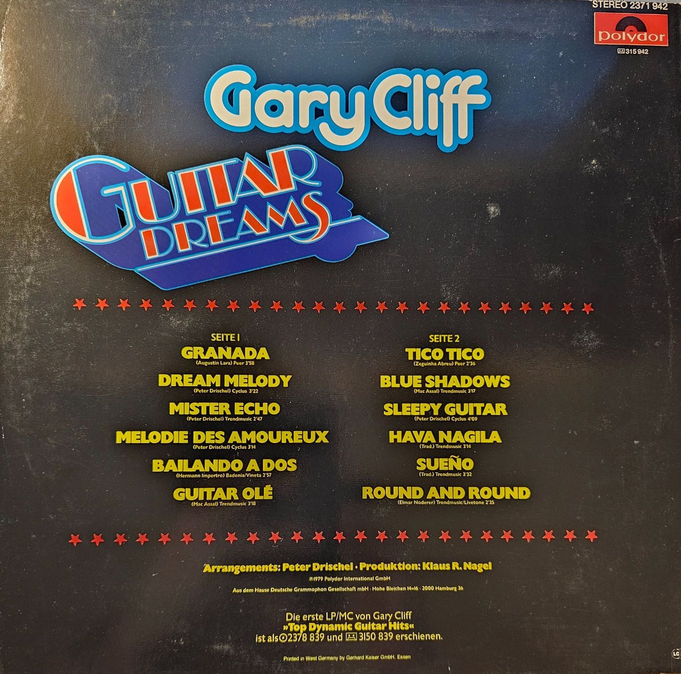 Dischi in vinile: Gary Cliff – Guitar Dreams – Usato da Wahlen b. Laufen venduto da Cg10 1
