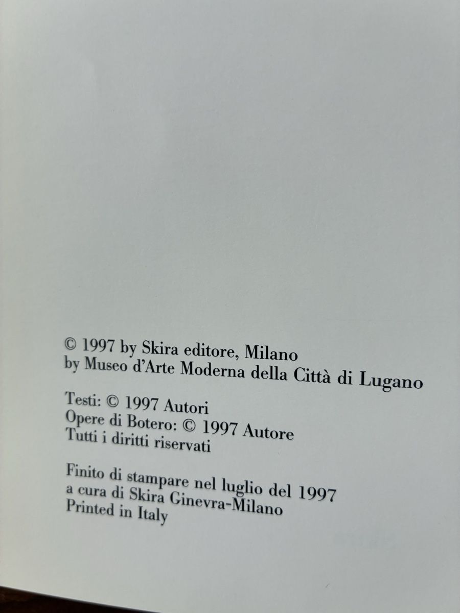 Libri: Bildband zu Fernando Botero – Usato da Zürich venduto da Sylvie0011 1