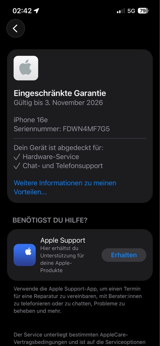 Apple Telefoni cellulari / Smartphones: IPhone 16e - 128GB – Usato da Buchs AG venduto da Barracuda3 5