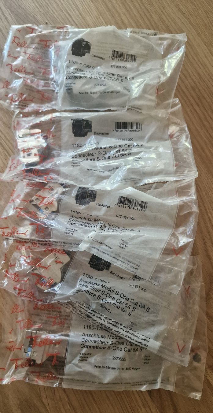 Unità & Adattatore: Anschluss Modul S-One Cat 6A S Neu – Nuovo e nell'imballaggio originale da Ziefen venduto da Ringwraith